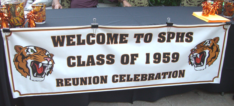 50 year reunion banner